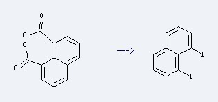 1,8-Diiodonaphthalene can be prepared by naphthalene-1,8-dicarboxylic acid